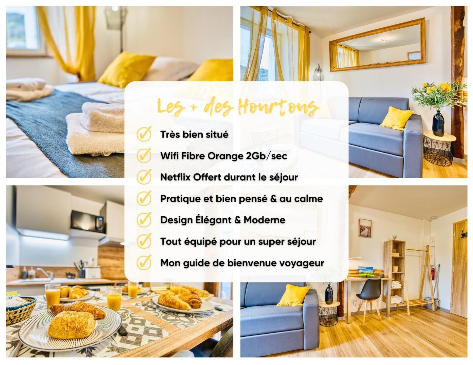Appartement Les Hourtous Netflix Wi-Fi Fibre Terasse 4 Pers à Banassac Extérieur photo